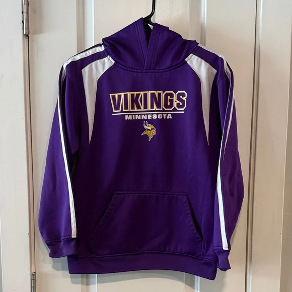 Youth Minnesota Vikings Hoodie Size 12/14 - Picture 2 of 5